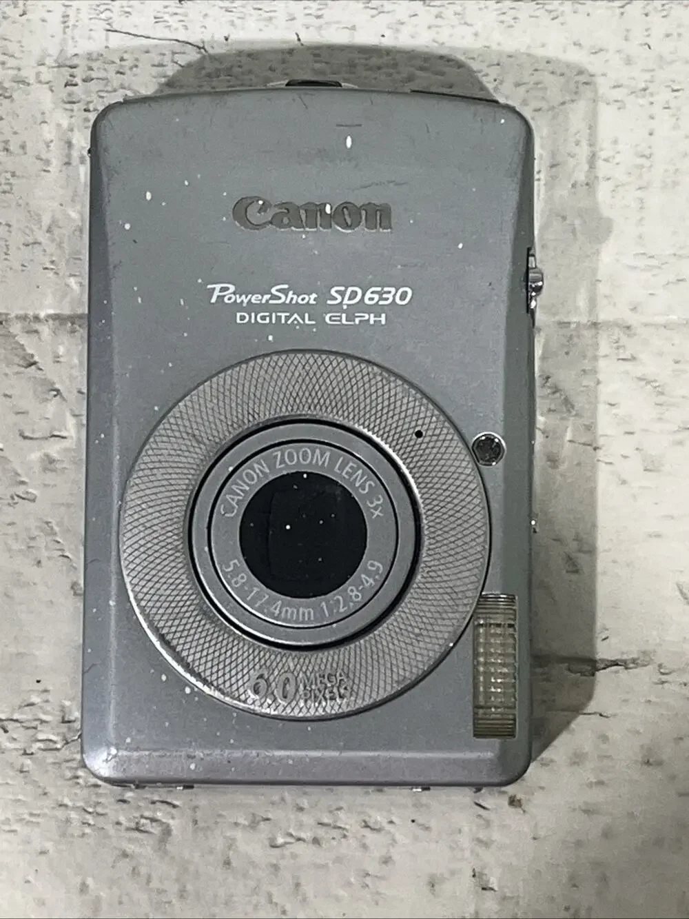 Canon PowerShot SD630 Digital ELPH Camera 6.0MP 3X Zoom Silver Lightweigh Tested